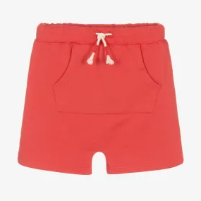 Boys Red Jersey Shorts